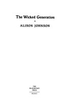 The Wicked Generation by Alison Johnson