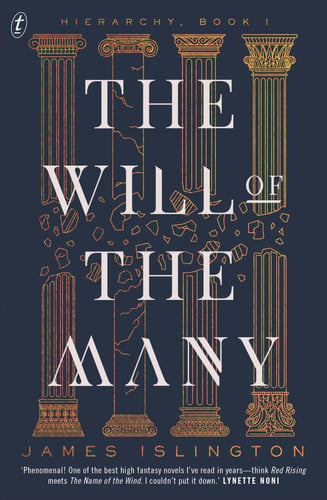 The Will of the Many Winner of the 2023 Aurealis Award for Best Fantasy Novel by James Islington