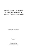Theory, Genre, and Memory in the Carvalho Series of Manuel Vázquez Montalbán by Susana Bayó Belenguer