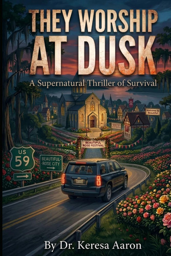 THEY WORSHIP AT DUSK: A Supernatural Thriller of Survival by Aaron, Dr. Keresa
