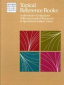 Topical Reference Books by Marion Sader