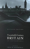 Twentieth-century Britain by F. M. Leventhal