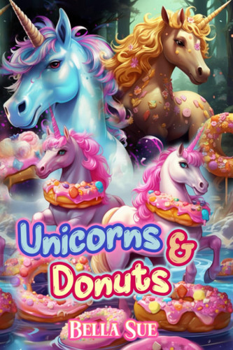 Unicorns and Donuts: FULL COLOR fantasy book for kids ages 2-5 girls boys sons daughters Pre-K students (Bella Sue's Children's Books) by Sue, Bella