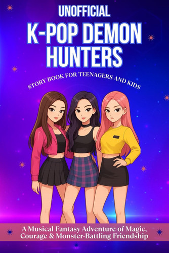 UNOFFICIAL K-POP DEMON HUNTERS STORY BOOK FOR TEENAGERS AND KIDS: A Musical Fantasy Adventure of Magic, Courage & Monster-Battling Friendship by Nari, Park  J.