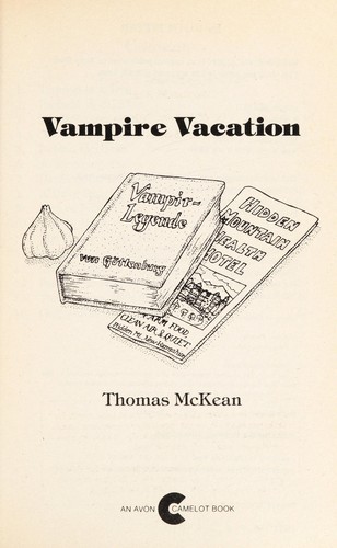 Vampire vacation by Thomas McKean