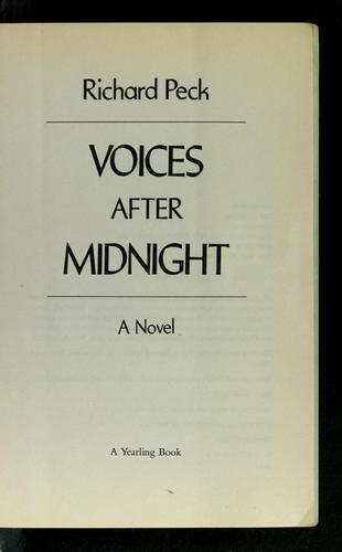 Voices after midnight by Richard Peck