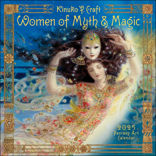 Women of Myth & Magic 2025 Fantasy Art Wall Calendar by Kinuko Craft by Craft, Kinuko Y.