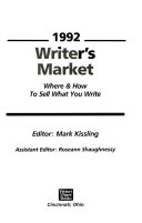 Writer's Market, 1992 by Mark Kissling