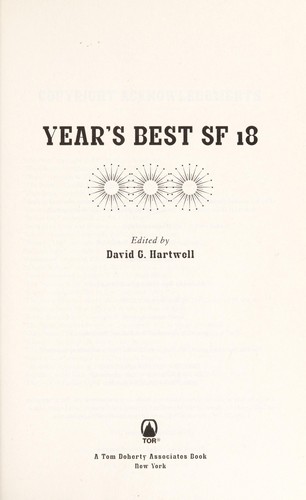 Year's best SF 18 by David G. Hartwell